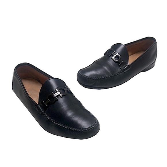 🔥 FERRAGAMO Driver with Gancini ornament SIZE 10.5 - Picture 1 of 15